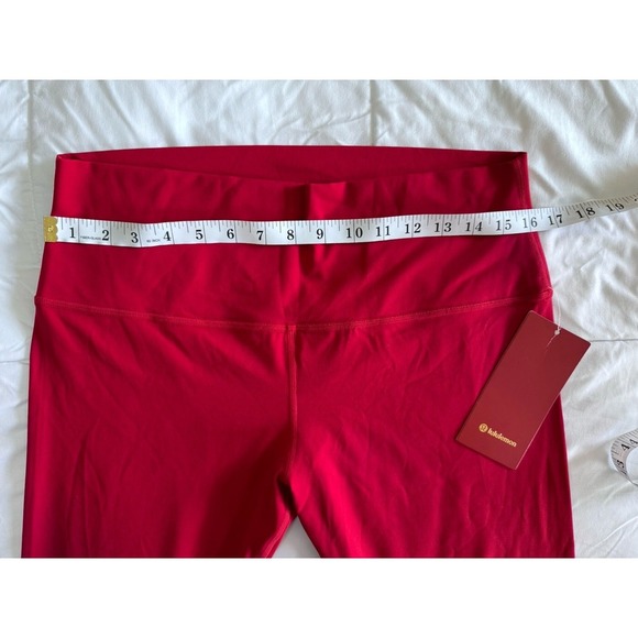New Lululemon Align HR Pant 25" Size 14 Legging Pant NEW YEAR Gold & Dark Red - Picture 7 of 10